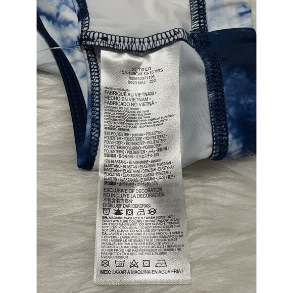 NEW Jordan Jumpman Printed Sports Bra Teen Girls Blue Tie Dye Size XL 13-15 yrs - Picture 6 of 7